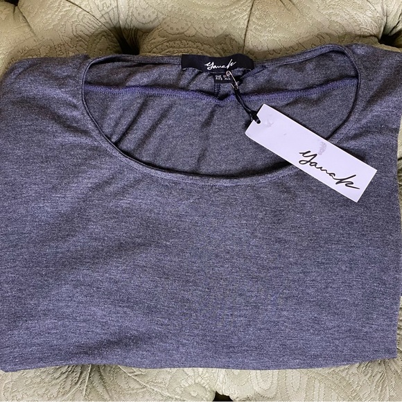 Yana K Sleeveless Top One Size Fits Most Gray Color NWT - Picture 9 of 11